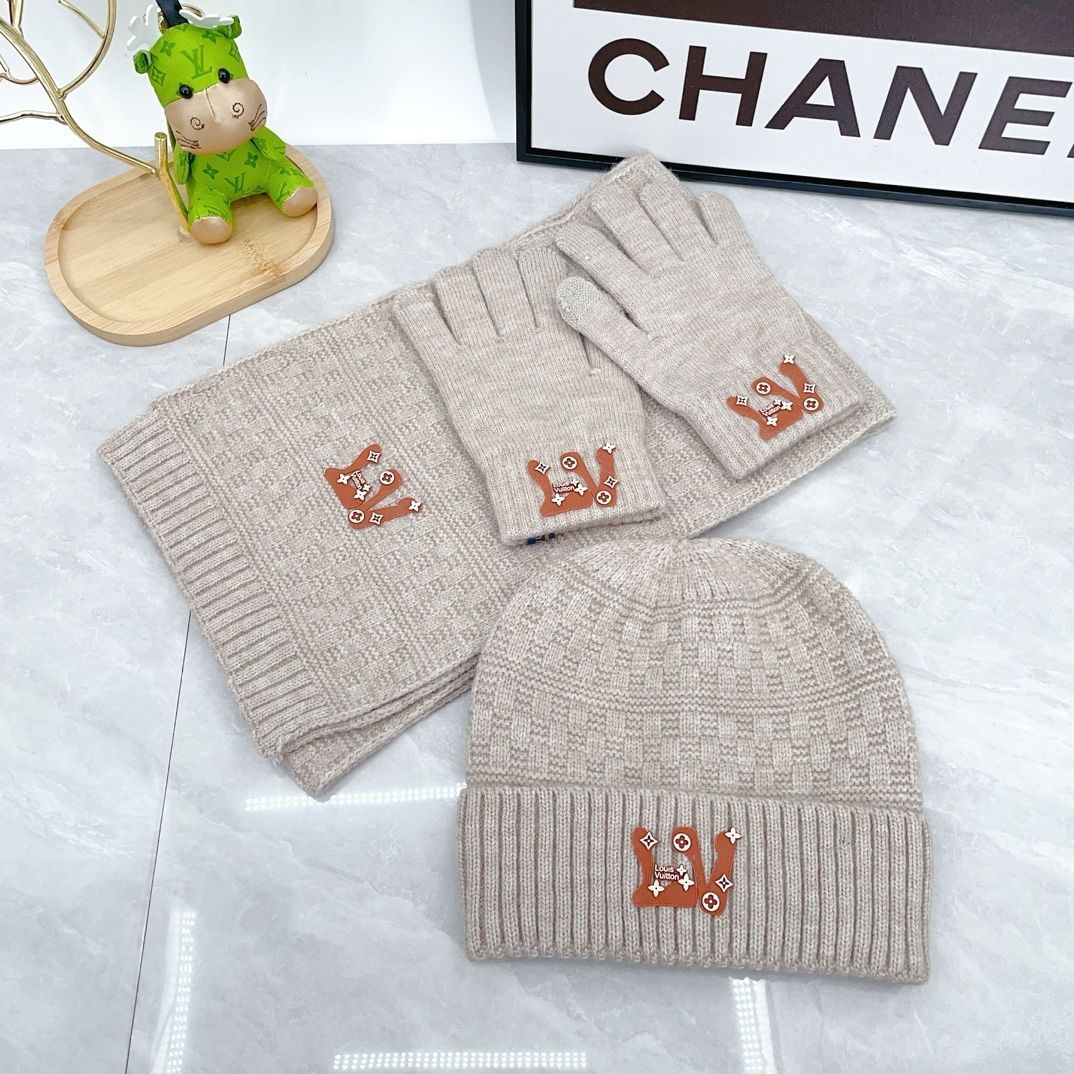 Louis Vuitton 帽子とマフラー(セット)