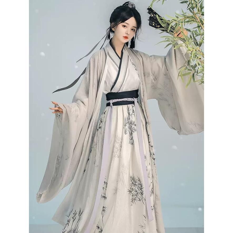 職人製作 漢服 ドレス 宋朝 コスプレ衣装 竹柄 中国時代劇 中華衣装 レディース メンズ 男女兼用 ユニセックス 大人 華流舞台 ステージ衣裳 ハロウィ