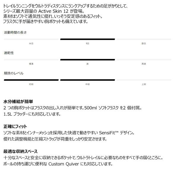 SALOMON アクティブスキン12