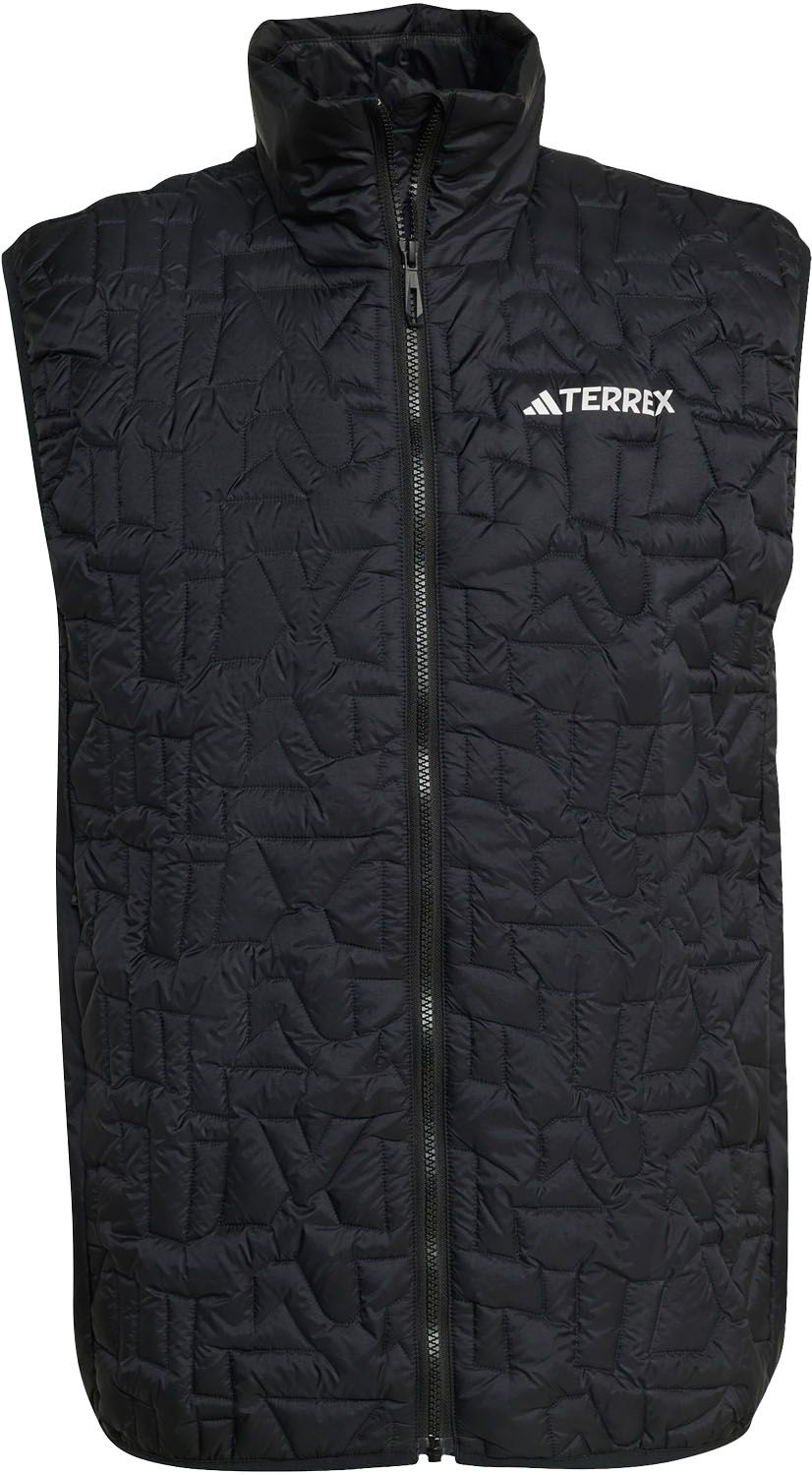 アディダス adidas アウトドア テレックス エクスペリオール クライマウォーム PrimaLoft ルーズ中わたハイブリッドベスト アウター 透湿性 保温性 軽量 暖かさ 柔らかさ 圧縮性 KPQ88 JC5186 ブラック