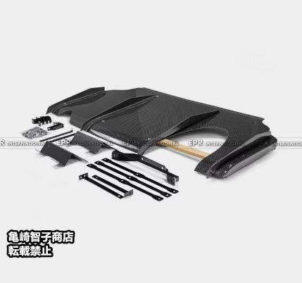 日産 GTR GTT R34 カーボン製 Kスタイル ディフューザー アンダーパネル リアディフューザー