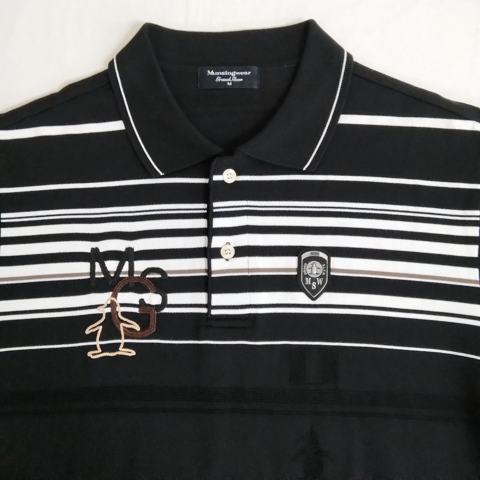 【未使用】メンズ マンシングウェア Munsing wear 半袖ポロシャツ M Munsingwear マンシングウェア メンズ 半袖 夏服 ポロシャツ
