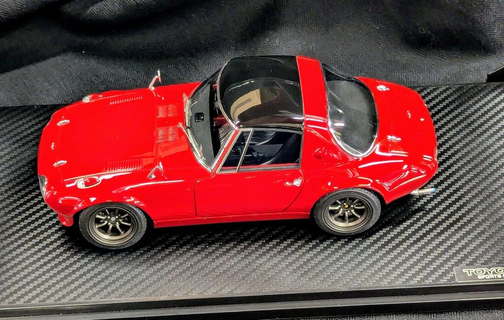 イグニッションモデル 1/18トヨタ スポーツ 800 Hachi レッド Amazon | ティーケーカンパニー (TK.Company) ignition model 1