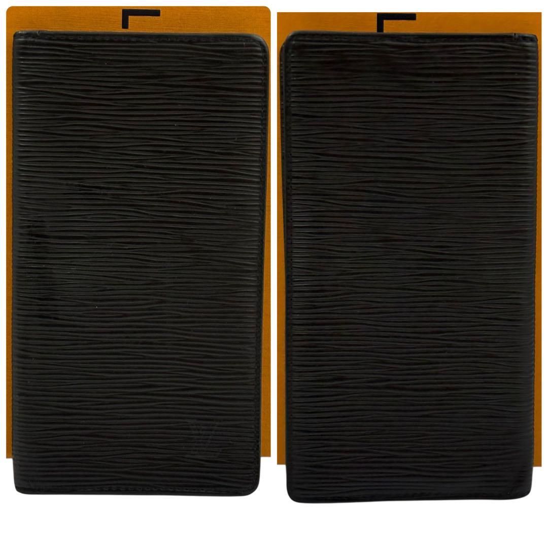 ルイヴィトン エピ 黒 長財布 お札入れ ノワール カルトクレディ 円