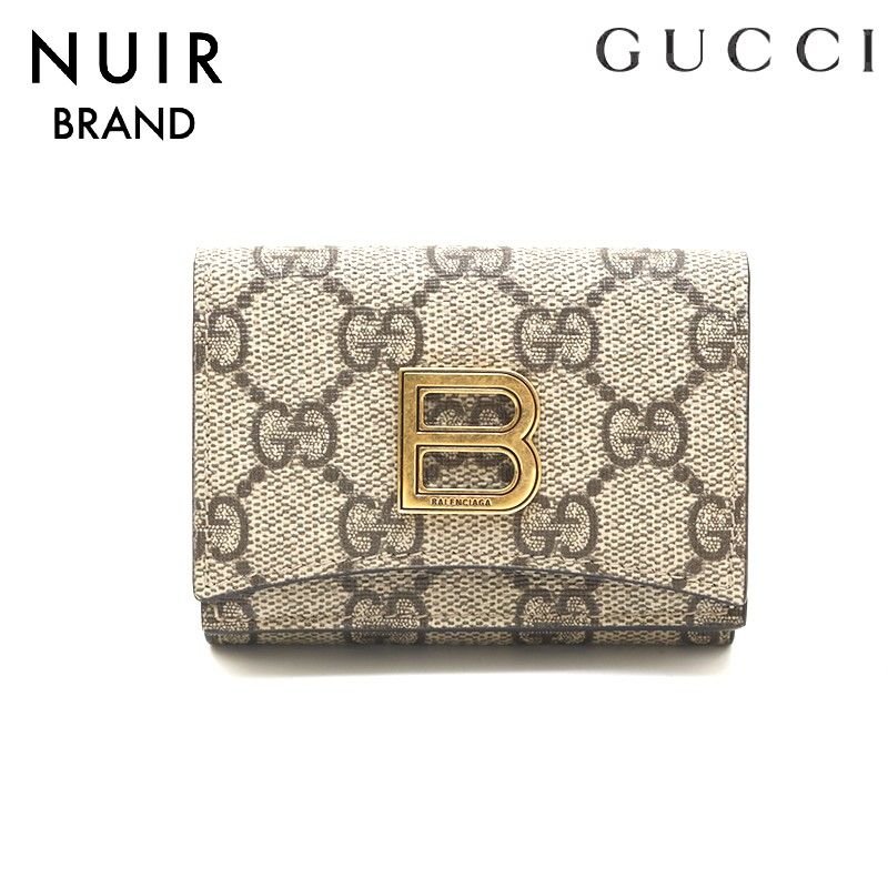 GUCCI バレンシアガ 財布 バレンシアガ×グッチ ザ ハッカー プロジェクト 三つ折り財布 ユニセックス