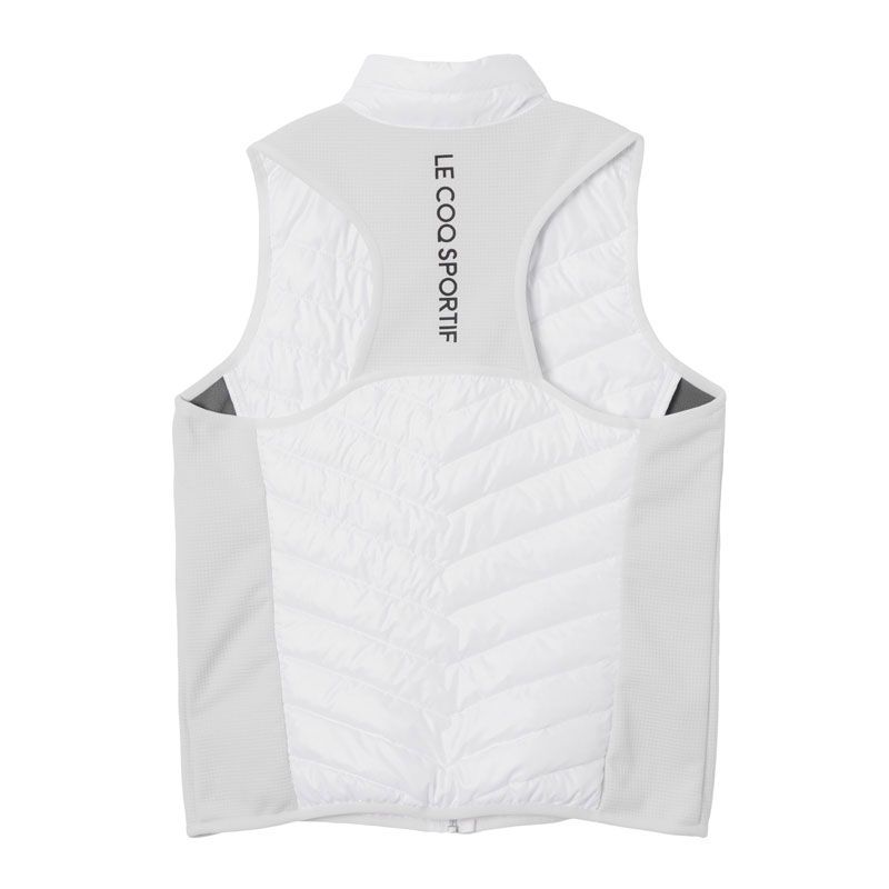 lecoqsportif ルコック パディングベスト テニス ベスト LN5FVE90L WH00 ホワイト