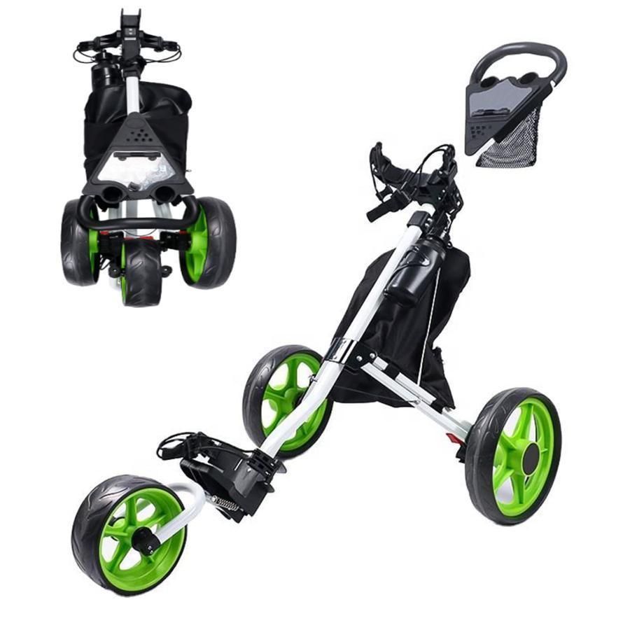大好評☆20234グリーンゴルフカート プッシュプルゴルフカート