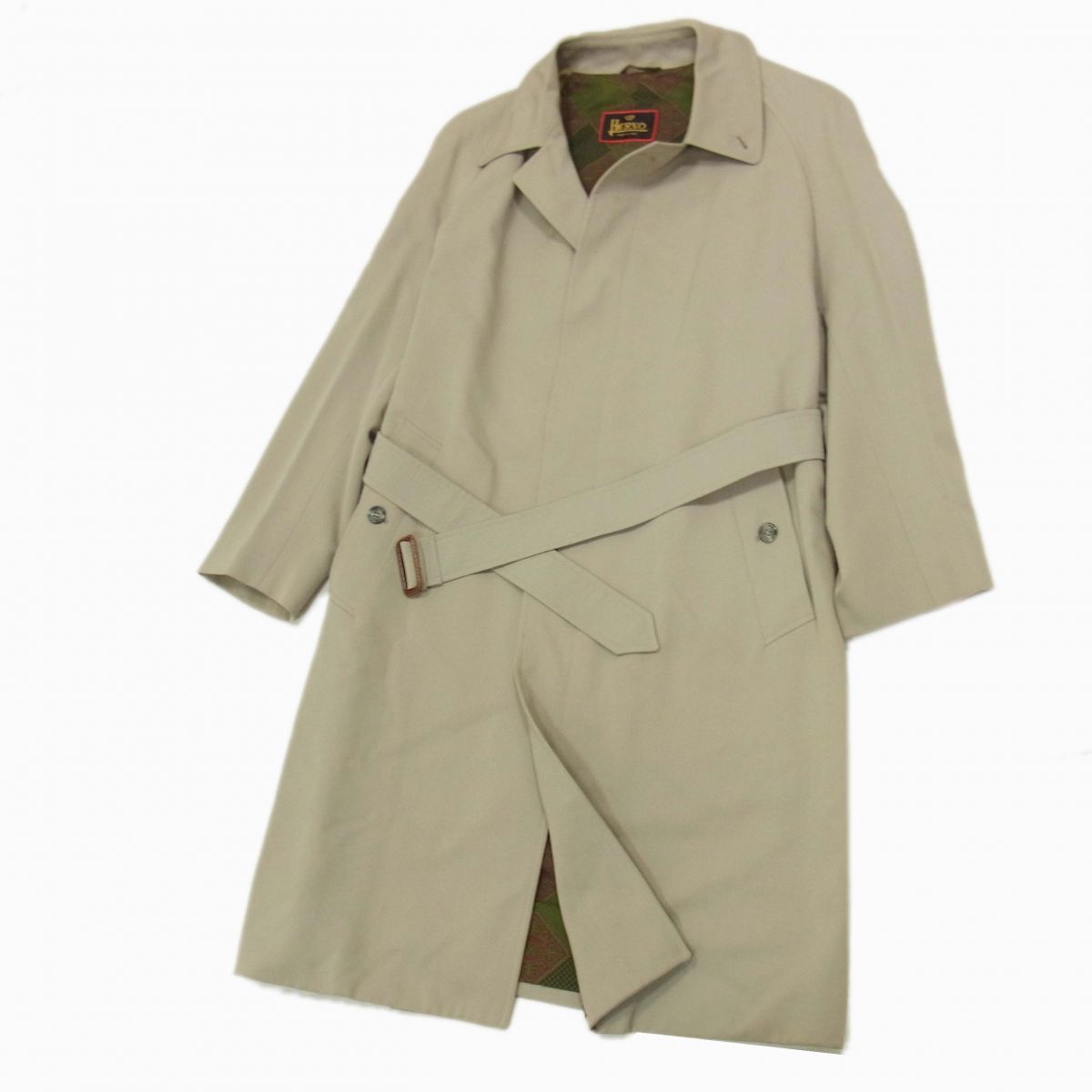 イタリア製✨ HERNO ヘルノ【46】 ステンカラーコート 軽量 ビジネス BEAMS F（ビームスF）HERNO / ベルテッド ステンカラー コート