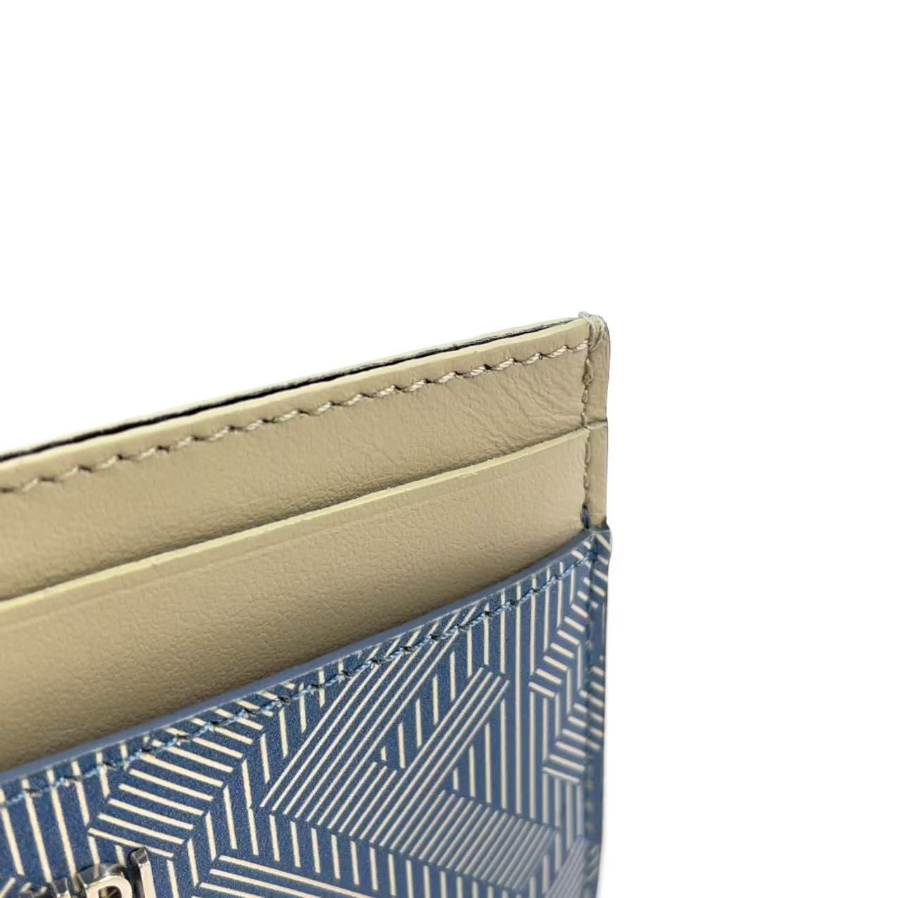 FENDI シャドー レザー ブルーグレー×ベージュ カードケース WWW_OLIVIERBERNSTEIN_COM