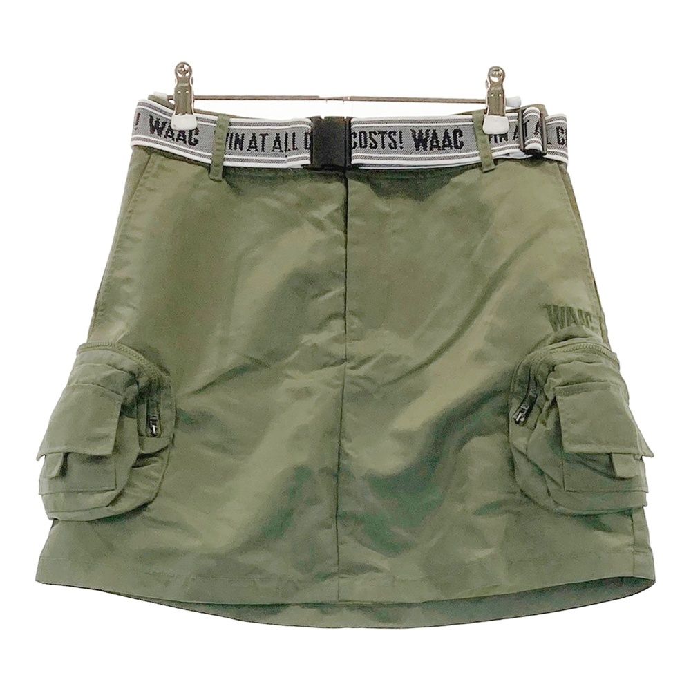 WAAC スカート　サイズ１　極美品‼️ サイズ：1 WAAC ワック インナー付きスカート カーキ系
