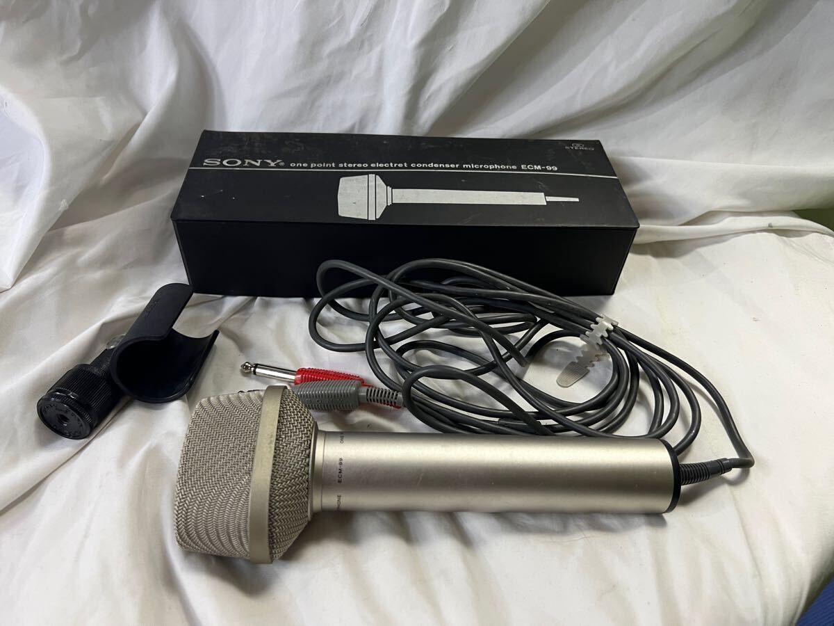 SONY ワンポイントステレオマイク ECM-99 Amazon | SONY ECM-99 ワンポイントステレオマイクロホン