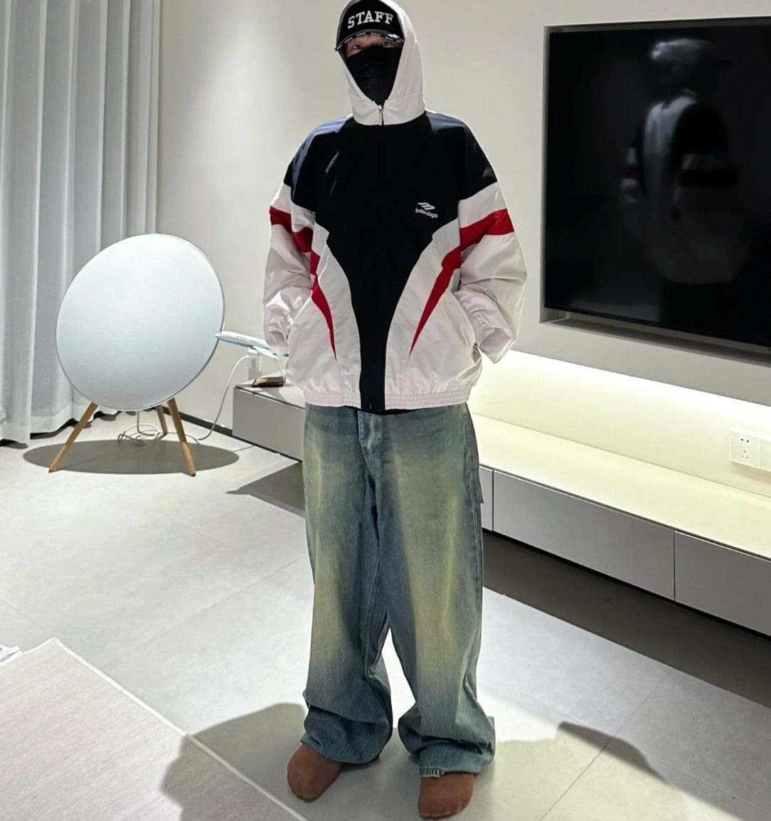 BALENCIAGA 3B SPORTS ICON バギー ナイロンジャケット - メルカリ