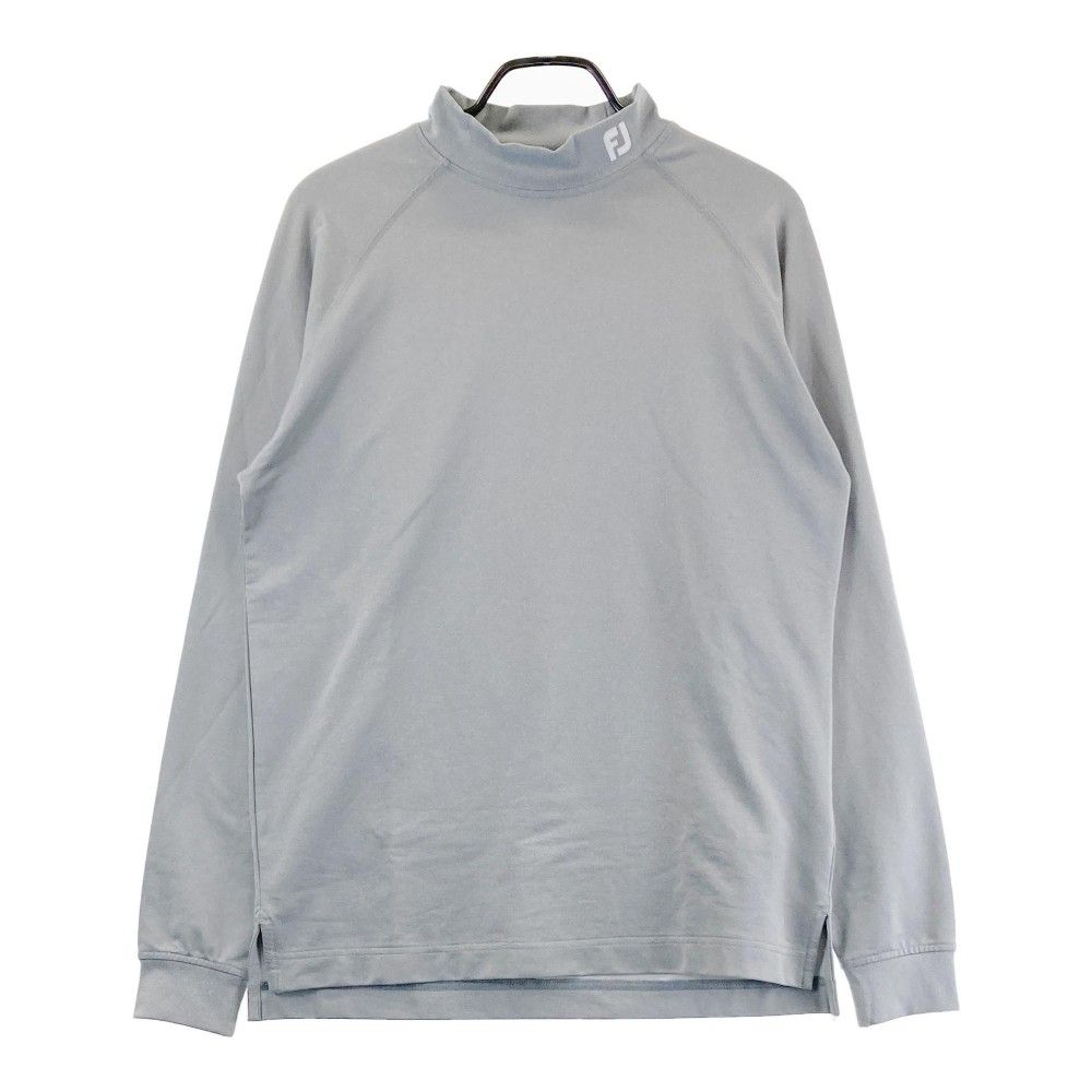 サイズ：L FOOT JOY フットジョイ  ハイネック 長袖Tシャツ  グレー系 [240101300386]# ゴルフウェア メンズ ストスト