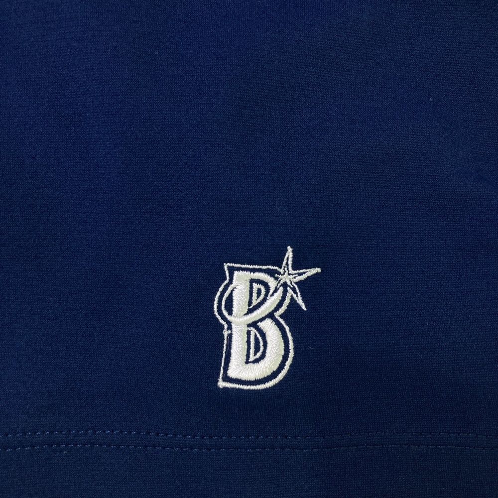 サイズ：L CALLAWAY キャロウェイ ハイネック 半袖Tシャツ ネイビー系
