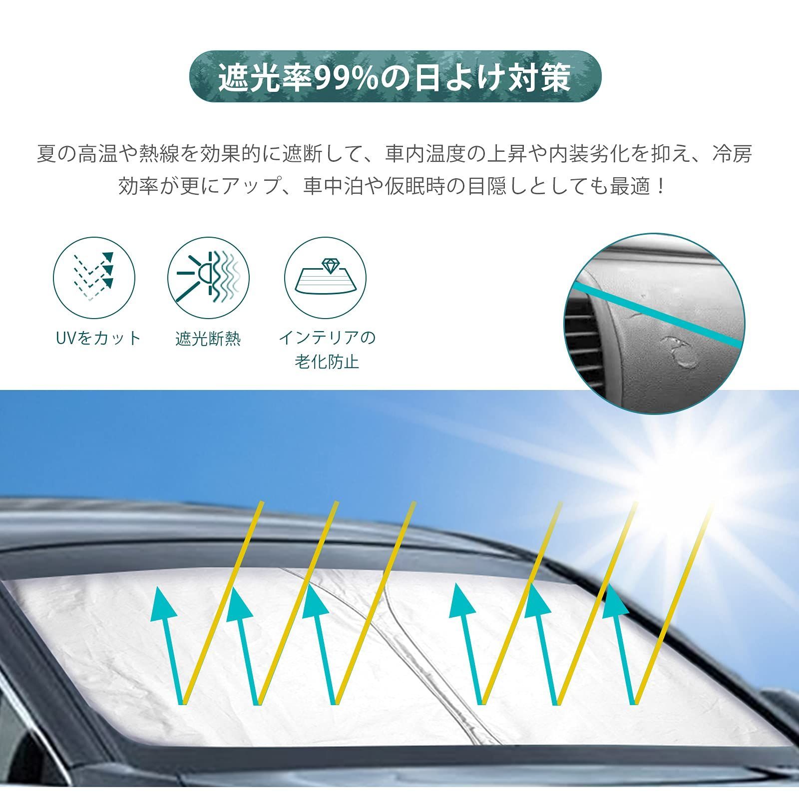 人気商品】GB7 GB8 GB6 専用 サンシェード フロントガラスサンシェー