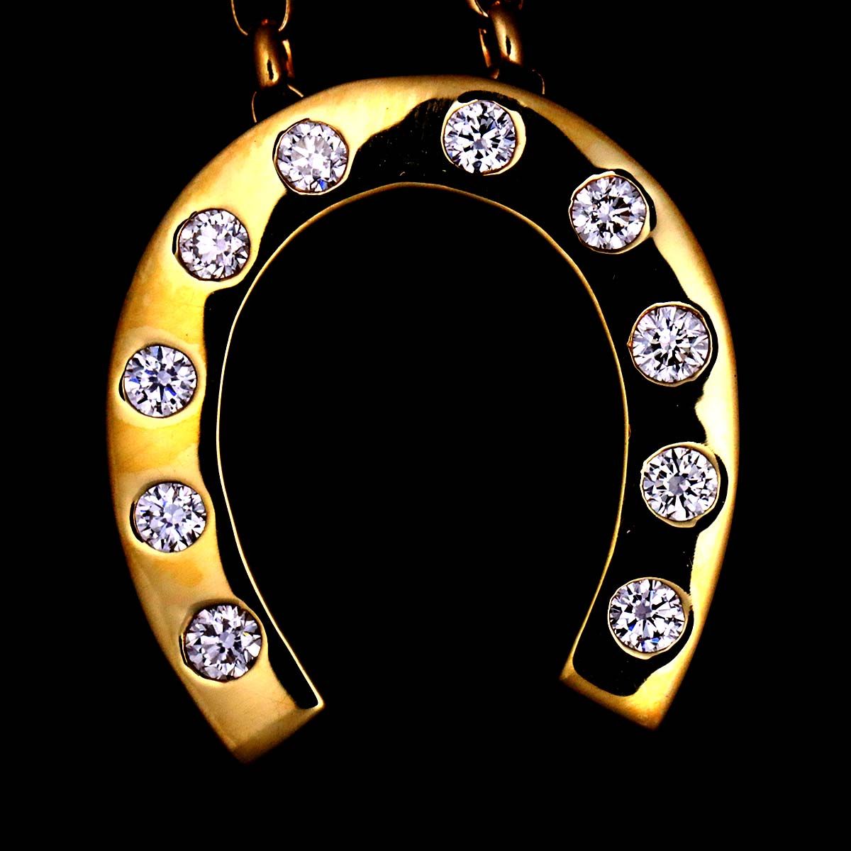 モニッケンダム MONNICKENDAM ホースシュー ダイヤ 0.22ct ネックレス  