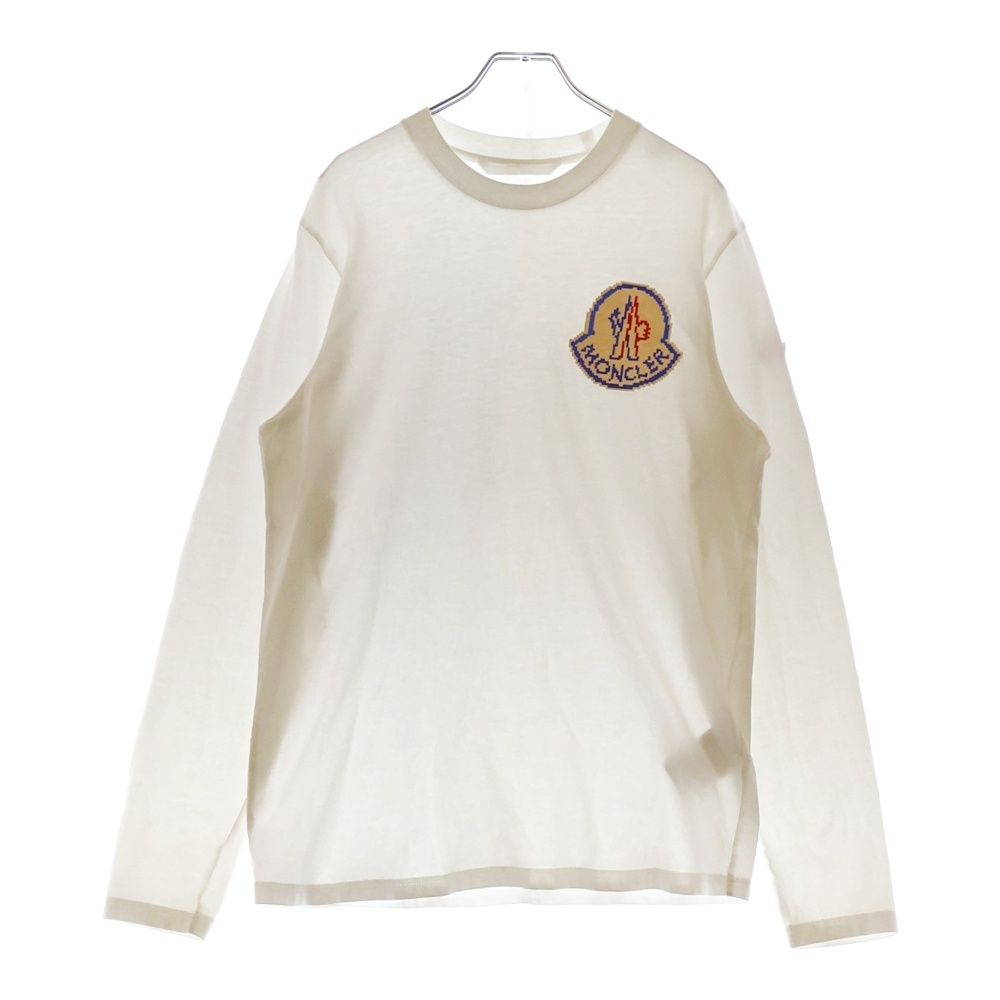 Moncler ホワイト 長袖Tシャツ