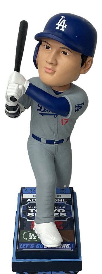 大谷翔平選手 ロサンゼルスドジャース 18インチ46cm 2025東京シリーズ ボブルヘッド 世界 50個 Foco オフィシャルライセンス シリアルナンバー入り