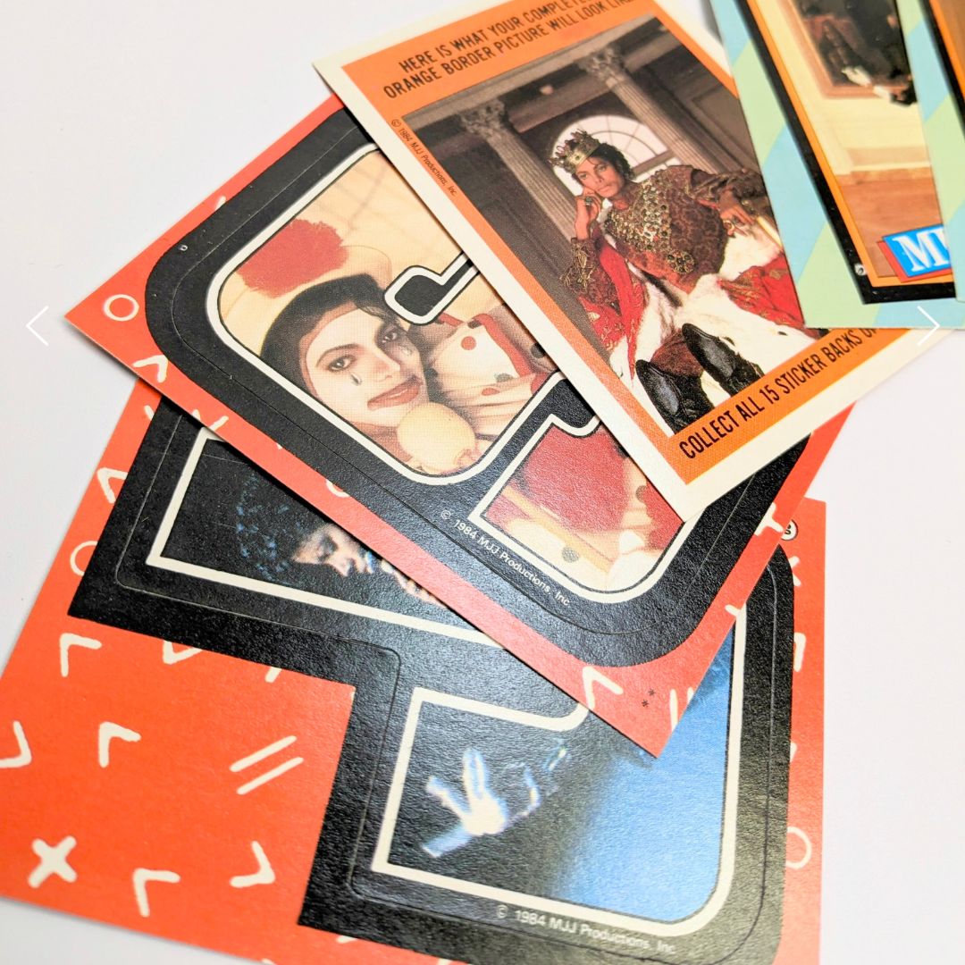 マイケルジャクソン 転写シール　1984年 マイケルジャクソン 転写シール 1984年 1984 Topps Michael