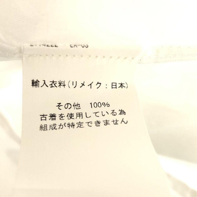 【美品】  77 circa / ナナナナサーカ | オープンショルダー リメイクシャツ | ホワイト | レディース 77 circa / ナナナナサーカ | オープンショルダー リメイクシャツ