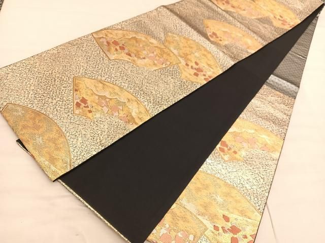 平和屋着物○西陣 織匠十一代目 篠屋宗兵衛 謹製 綴れ唐織 六通柄袋帯