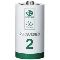 アルカリ乾電池III 単2×100本 N212J-10P-10 ジョインテックス