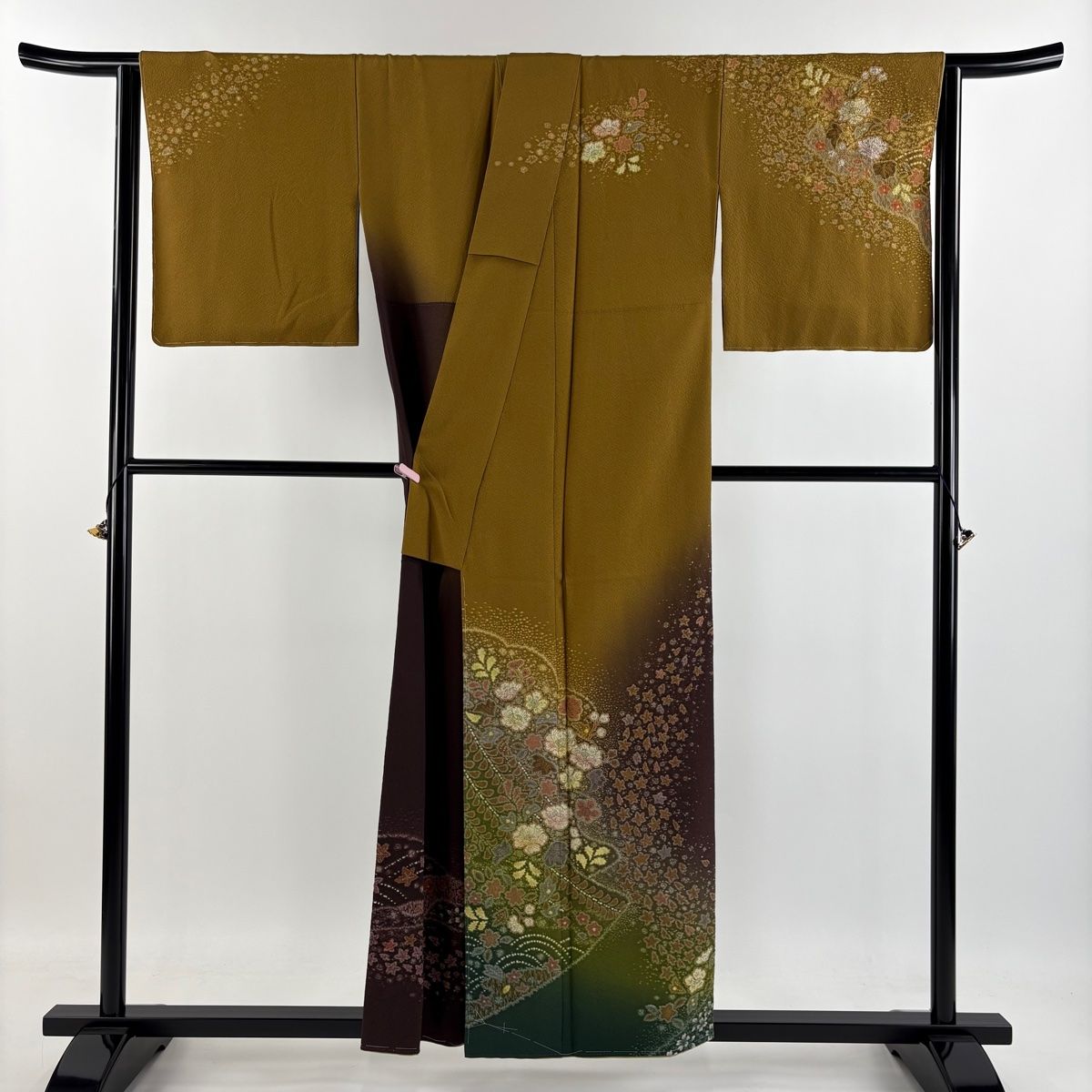 長襦袢 正絹 辻が花に暈し 美しい加工G-635 No.6-2445 正絹 辻が花｜成人式の振袖レンタルなら京都きもの友禅
