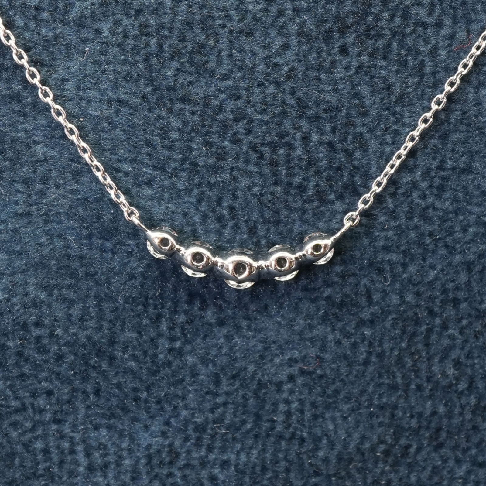 美品　スタージュエリー　ネックレス　K10 ホワイトトパーズ　ピンクゴールド WHITE TOPAZ NECKLACE(2JN0543)K10 ネックレス｜スター