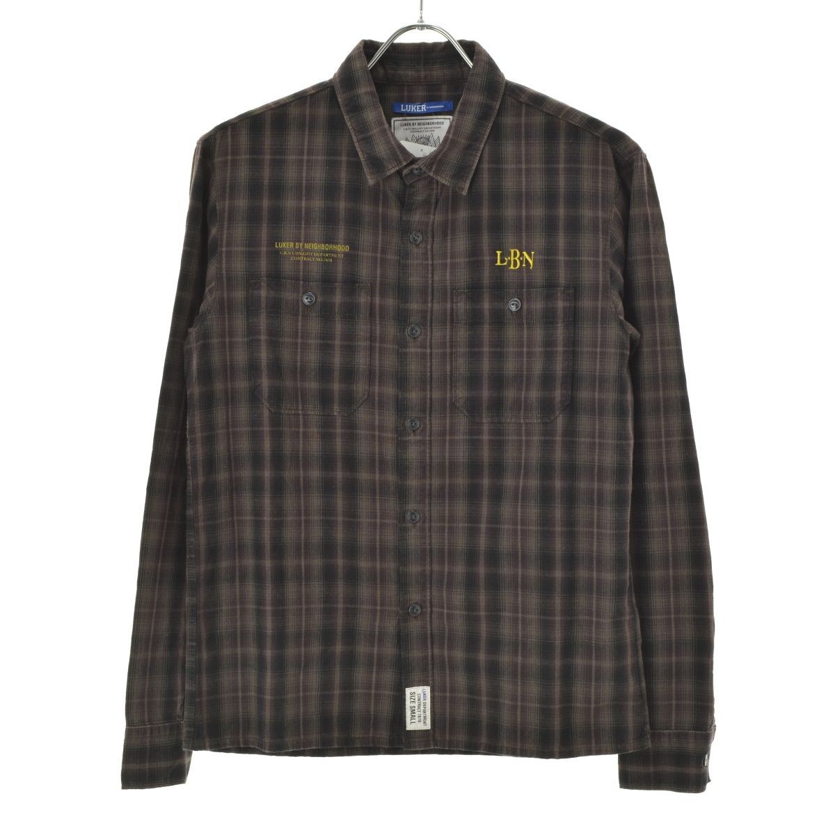 【LUKERBYNEIGHBORHOOD】LUMBER JACK / C-SHIRT L.S チェック長袖シャツ