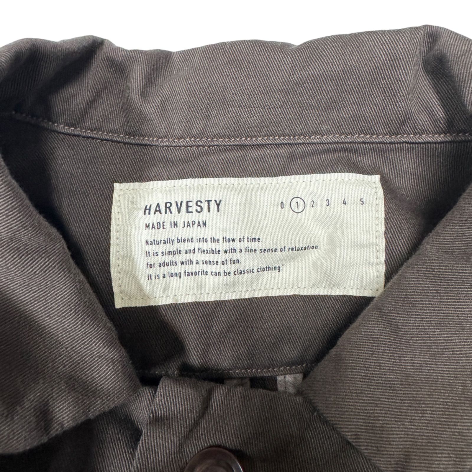 HARVESTY ハーベスティ OVER COAT チノオーバーコート ロング A31803 