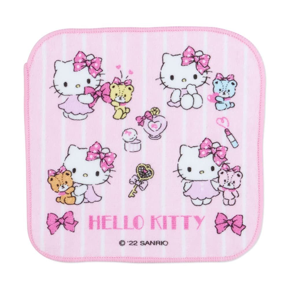 Hello Kitty ドラッグストアモリ コラボプチタオル ハローキティ プチタオル4枚セット｜サンリオオンラインショップ
