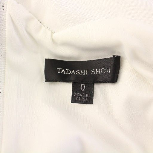 【極美品】TADASHI SHOJI ひざ丈 ノースリーブワンピース レース S タダシショージ TADASHI SHOJI ノースリーブワンピース ドレス