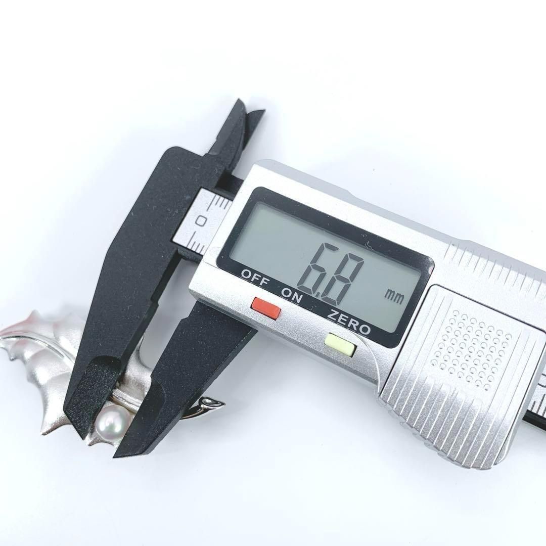 TASAKI タサキ ブローチ リーフ 1粒 パール 本真珠 6.8mm - メルカリ