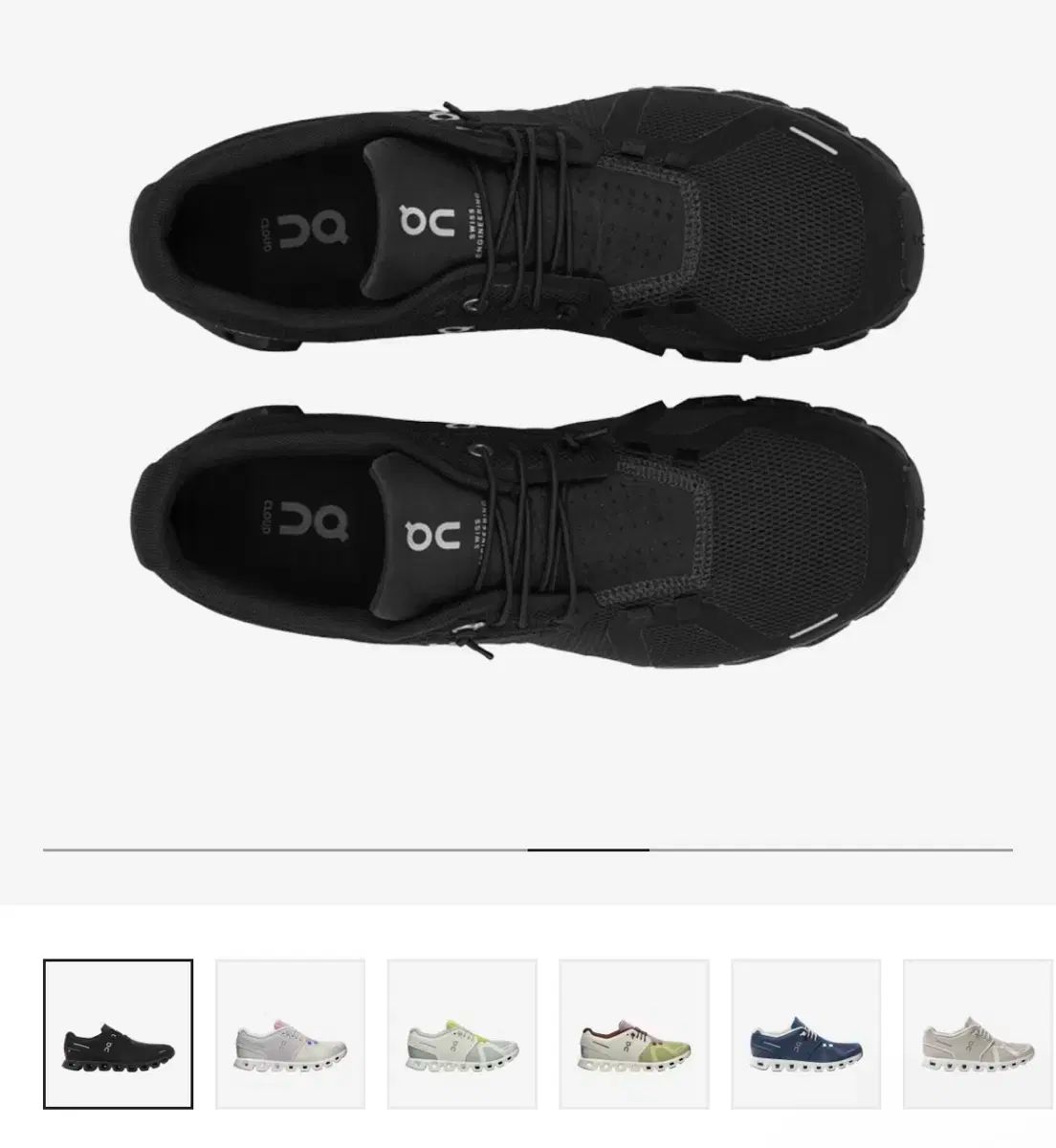 On クラウド ランニングシューズ オールブラック