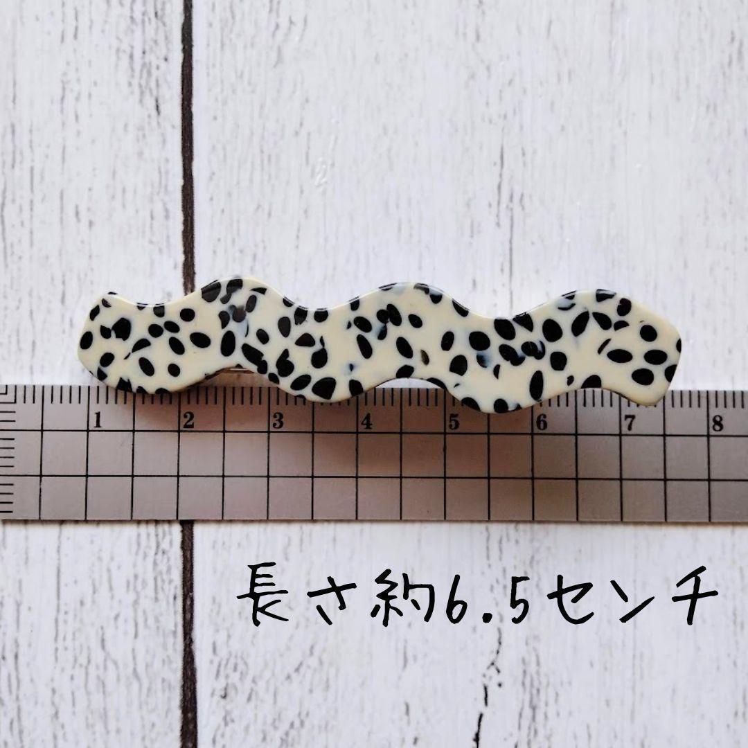 accra ★アッカダルメシアン柄ヘアクリップ美品 viragio_vi-1116