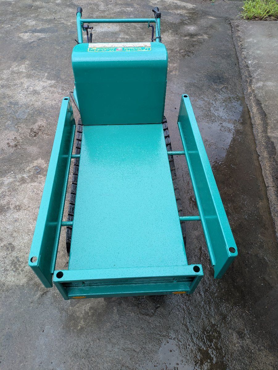 鹿児島発 築水キャニコム ガソリンエンジンクローラーBP412 積載250