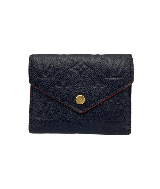 高級＊ルイヴィトン ヴィクトリーヌ アンプラント マリーヌルージュ M64577 LOUIS VUITTON ルイヴィトン モノグラム・アンプラント ポルトフォイユ