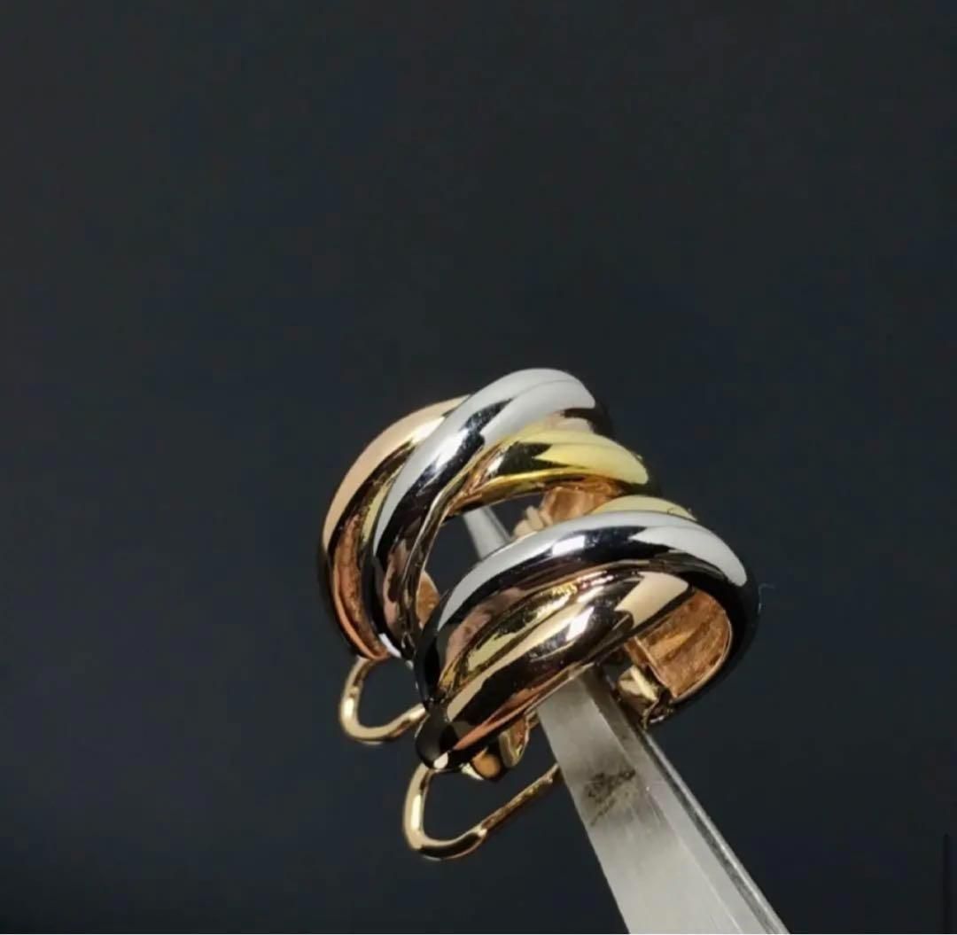 登坂広臣 さん着用型トリニティピアス 18k au750 トリニティピアス 登坂広臣 橋本環奈着用モデルの通販