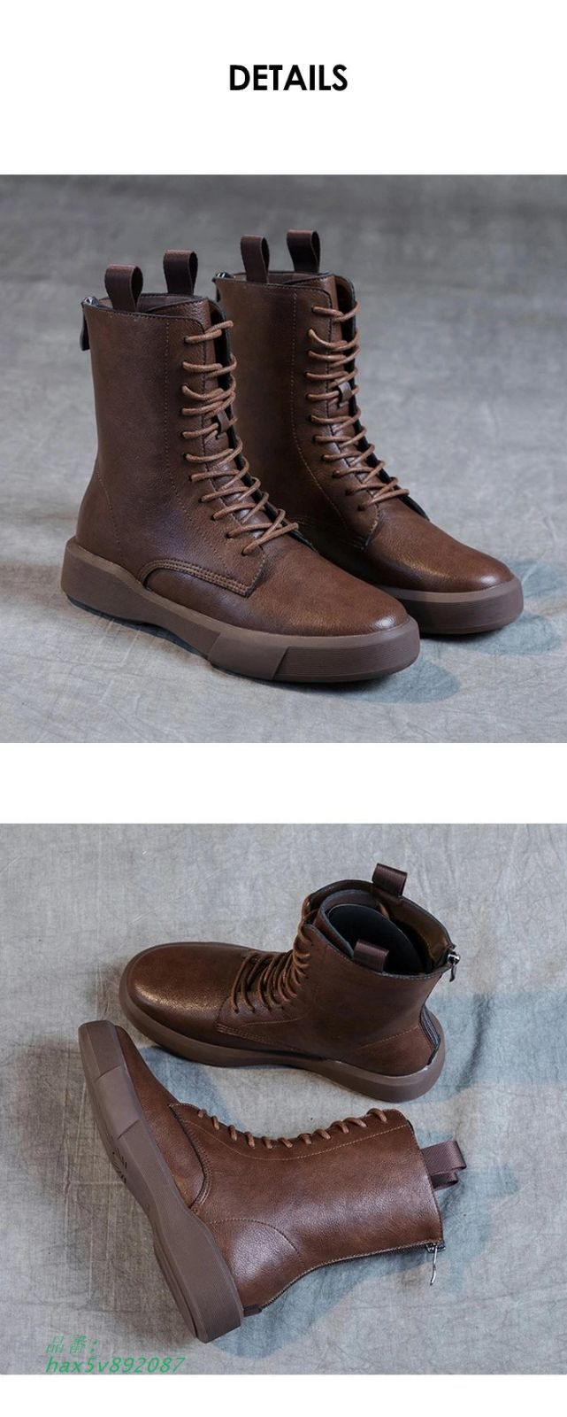 レースアップブーツ ショートブーツ 牛革 レディース ブーツ 袴 エンジニアブーツ 楽ちん 疲れない 柔らかい ハイカット チェルシーブーツ フラット hax5v892087 KIN-KAAI_COM
