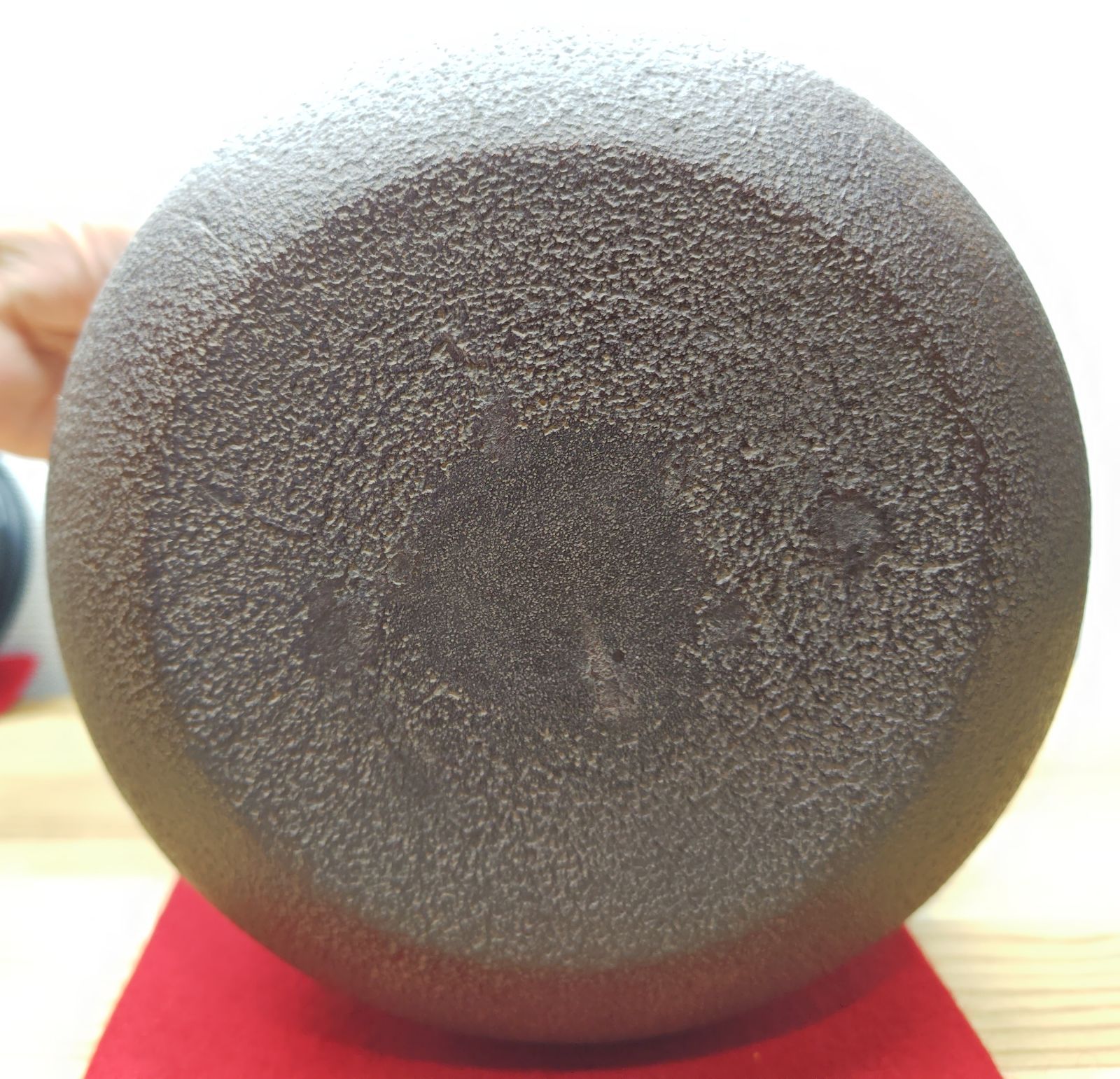 逢絢亭】茶道具 釜 筒釜 糸目模様 釜師 高橋敬典 共箱入り