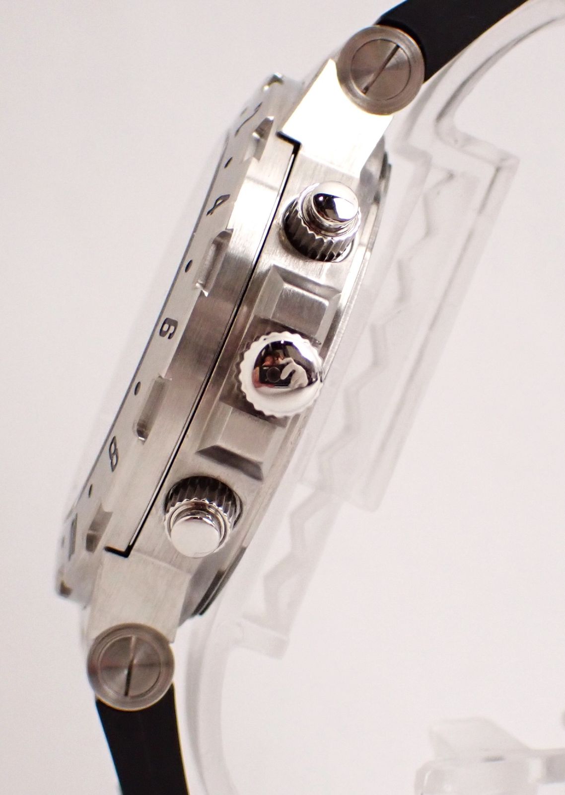 ブルガリ BVLGARI GMT40SFB ディアゴノ GMT クロノグラフ 自動巻き メンズ 箱・保証書付き_802188 ブルガリ ディアゴノ プロフェッショナル クロノ GMT40SFB メンズ