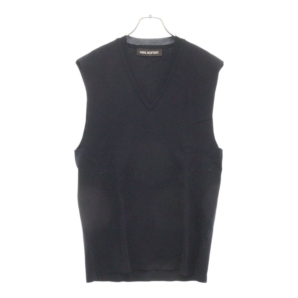 Neil Barrett (ニール バレット) Double Vneck ダブルVネックベスト ネイビー BMA408C A614