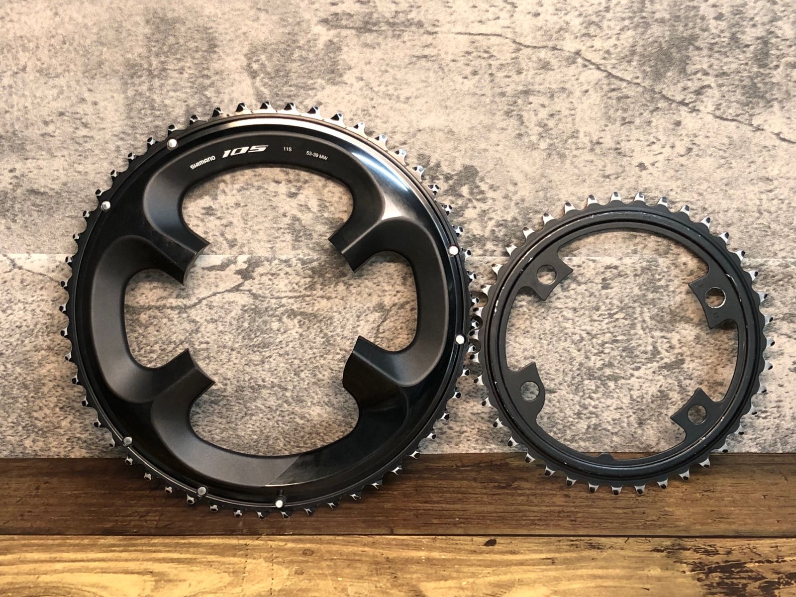 DURA-ACE FC-9200 チェーンリング 53T/39T ブラック 【公式通販】