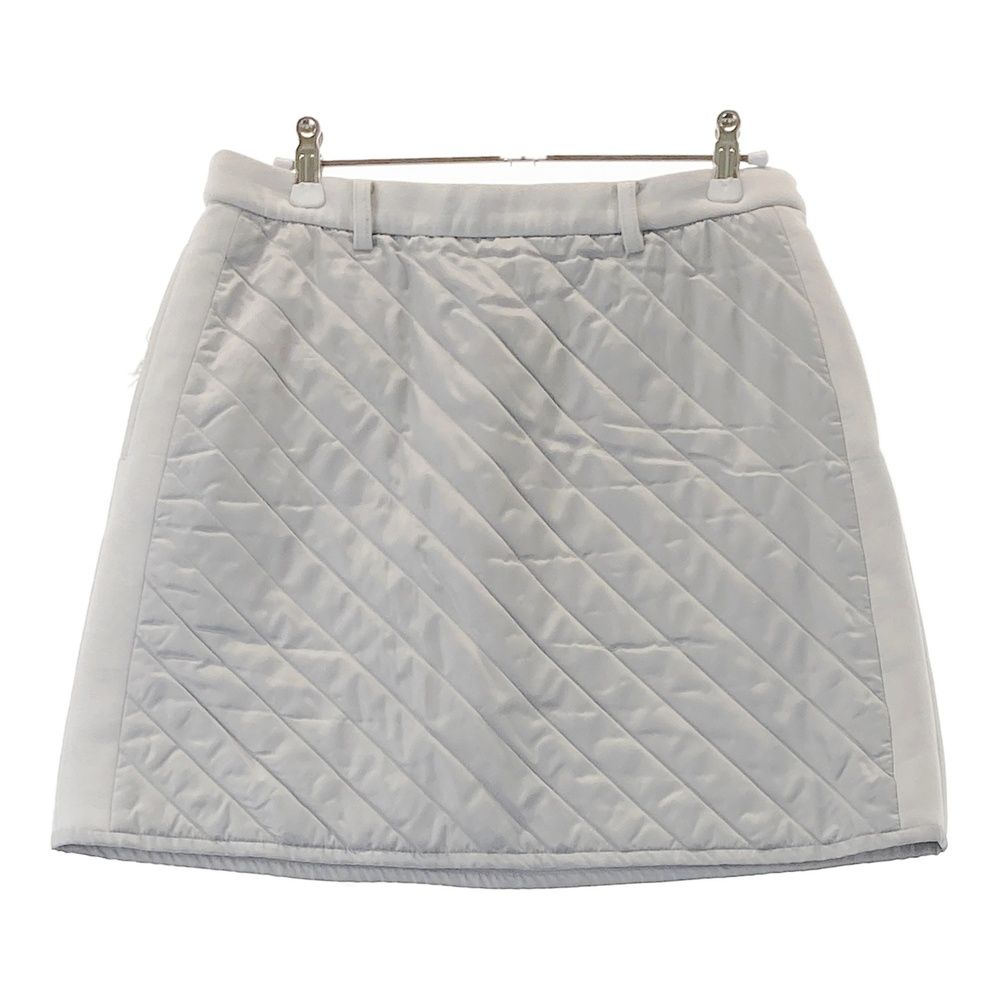 サイズ 40 LANVIN SPORT ランバン スポール 蓄熱 中綿スカート グレー系 240101389021 ゴルフウェア レディース ストスト
