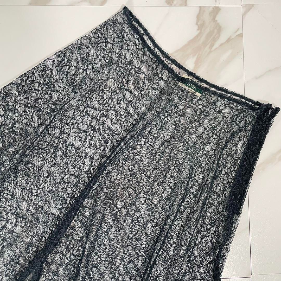 レーススカート 重ね着