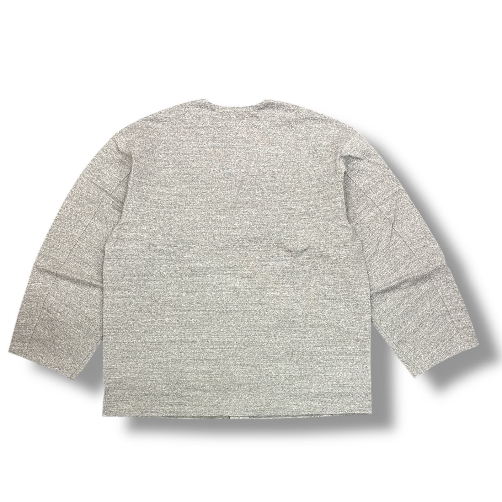 yoko sakamoto ヨーコサカモト 24ss ニットジャケット グレー 参考上代33000円 未使用品 YOKO SAKAMOTO 24SS BIG CARDIGAN