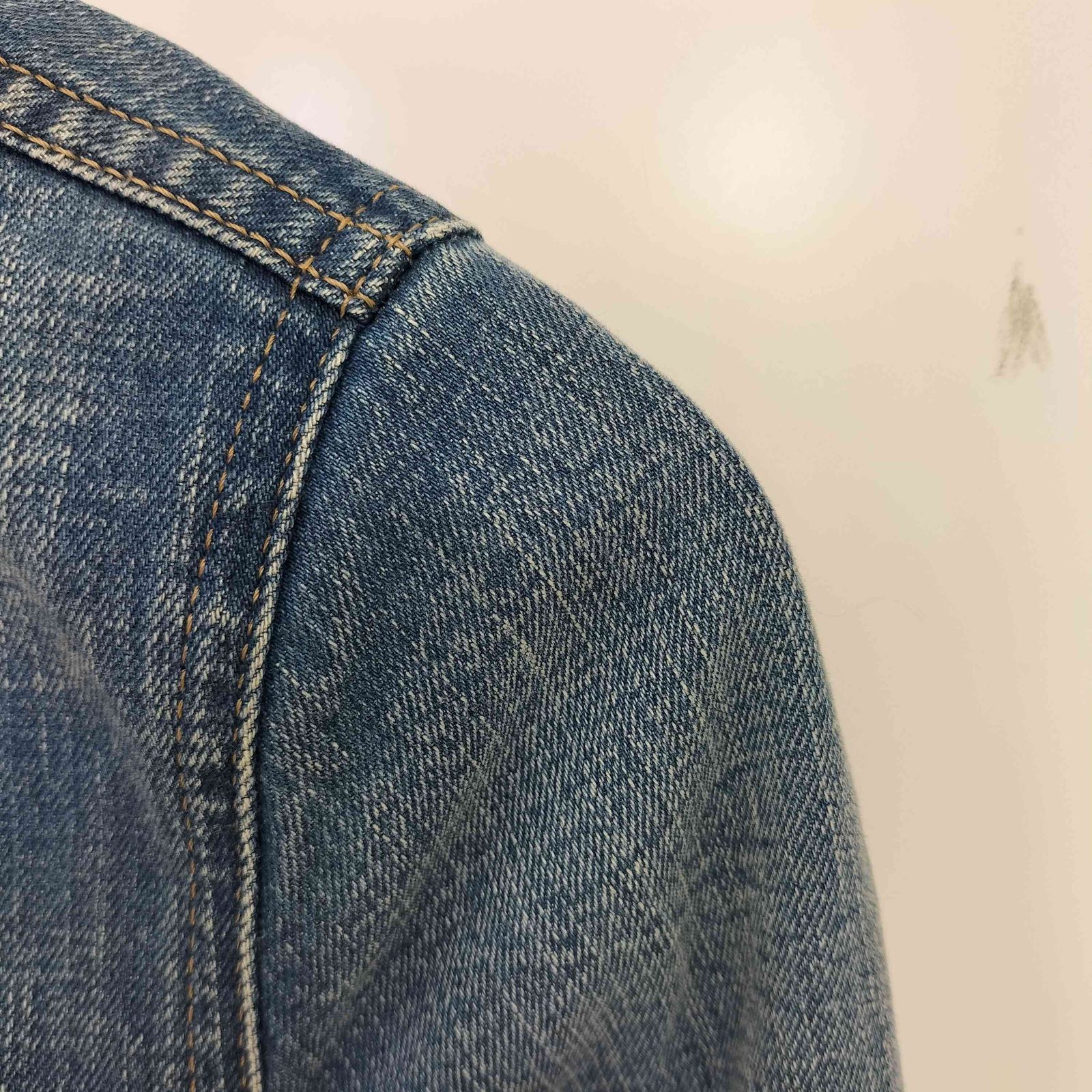 【美品】DIESEL  ディーゼル スカジャン 総柄 ナイロン デニム  XS ディーゼル DIESEL DE-JOSEF ストレッチデニム ジャケット