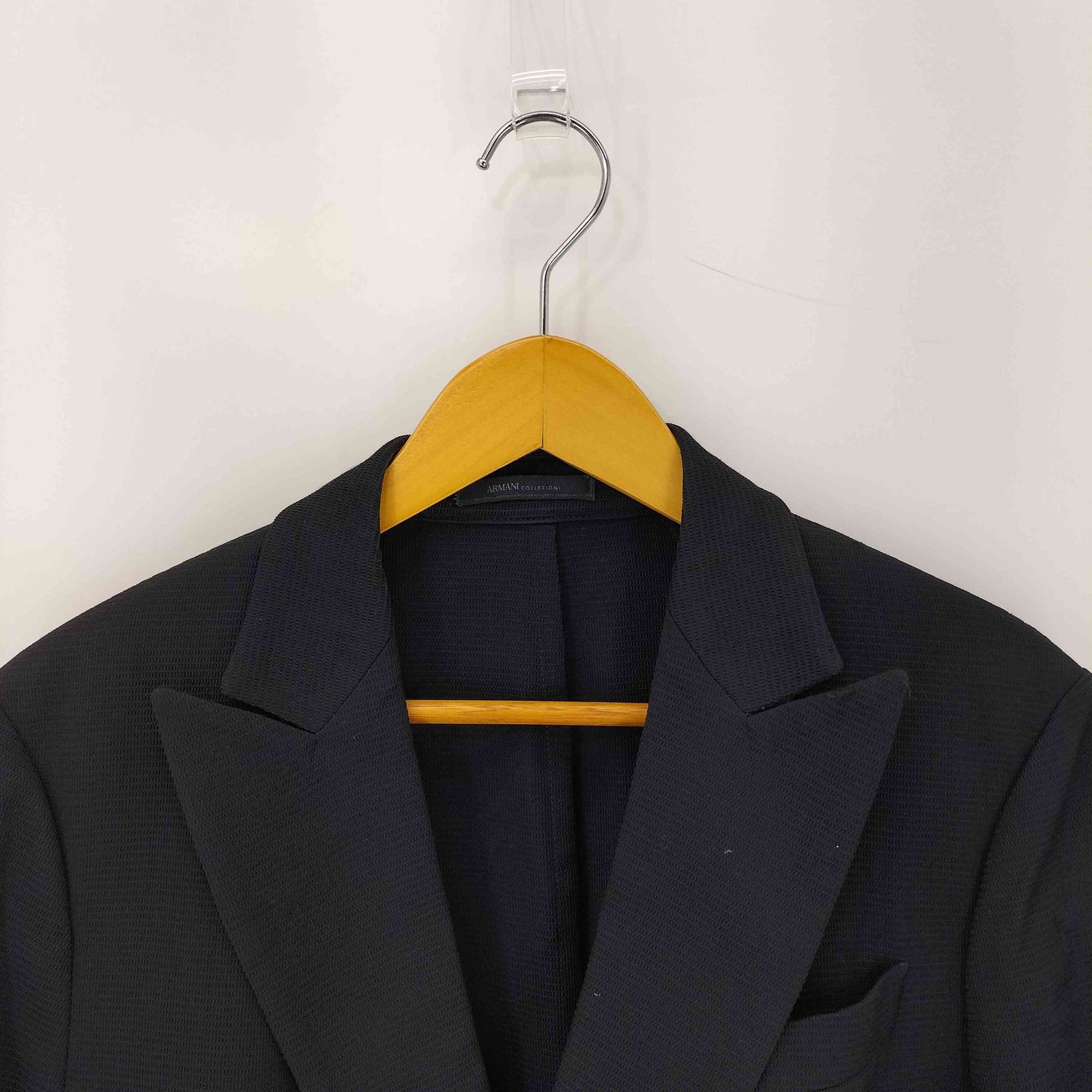 美品 ARMANI COLLEZIONI アルマーニ ダブルブレスト ジャケット リヨセルジャカード ダブルブレストジャケット | Armani Exchange