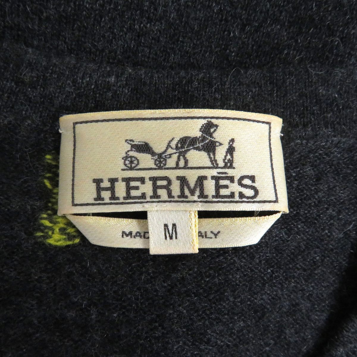 最新作売れ筋が満載 極美品□HERMES/エルメス カシミヤ100％ クルー