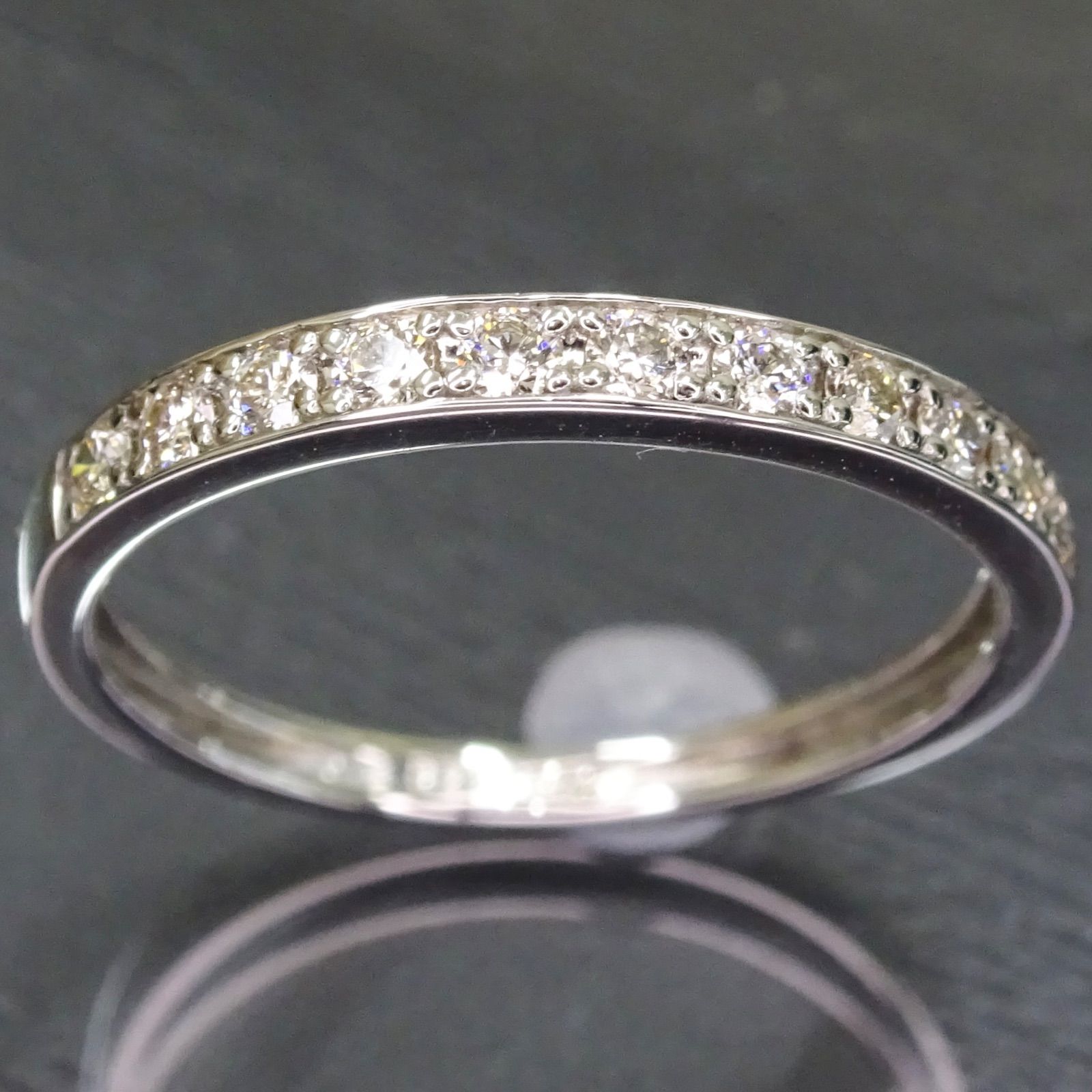 blue様】0.20ct ダイヤモンド ハーフエタニティ リング プラチナ 